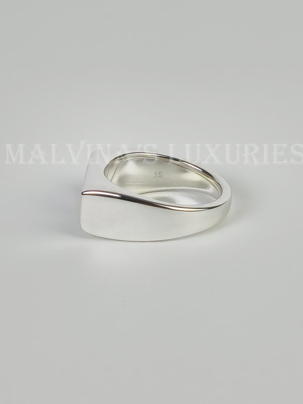 GUCCI RING STERLING SILVER GG LOGO TAG925 COLLECTION UNISEX sz 15 US 7 1/4 - Picture 11 of 16